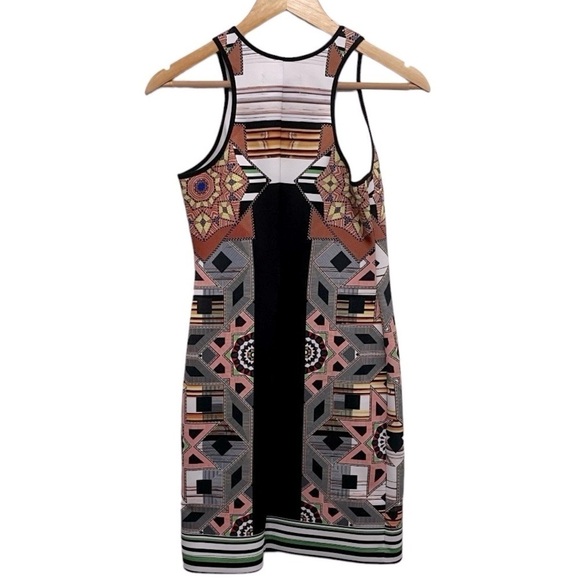 Clover Canyon Neoprene Bodycon Cocktail Dress Made in USA Size Medium - Picture 3 of 9